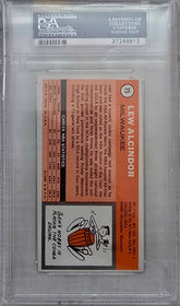 1970 Topps Basketball Lew Alcindor #75 PSA 7 NM Milwaukee Bucks